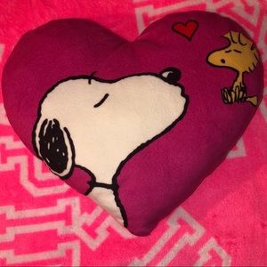 Snoopy Heart Pillow